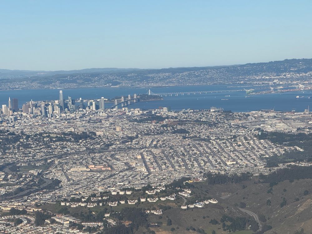 View of San Francisco from west 
