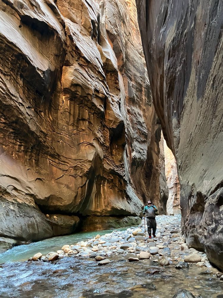 Eric in the Zion Narrows