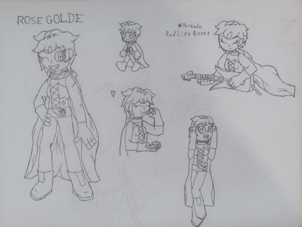 Sketchs da Rose aleatórios
Nota: tava escrevendo o sobrenome dela "Goldenheart", só q tive q sair e n completei pq esqueci kkkkkk