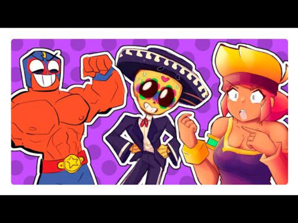 Bienvenido a mexico! - Compilado do trio mexicano!(brawl stars fandub)