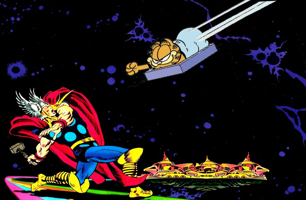 garfield vs thor
