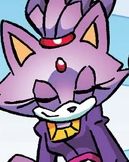 Blaze the Cat in the Archie Sonic the Hedgehog comics.