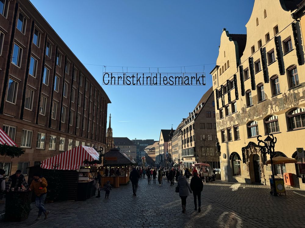 The Christkindlmarkt in Nuremberg 