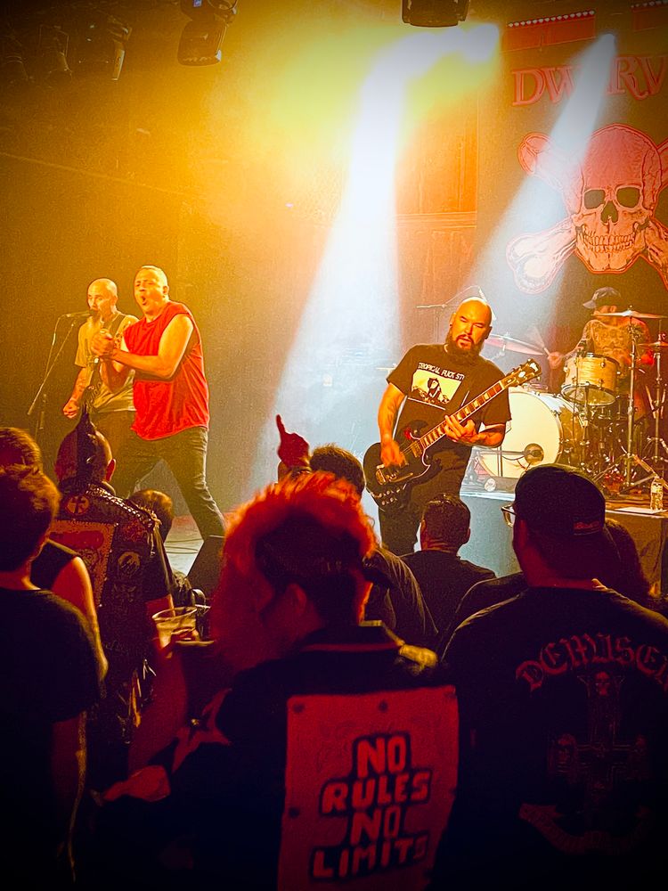 The Dwarves going full tilt at Reggie’s Rock Club in Chicago