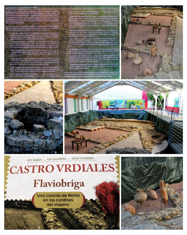 Flaviobriga (Castro Urdiales) 🇪🇦 España. 
Colonia romana fundada en el 74 d.C. época del emperador Vespasiano. Uno de los principales puertos en la ruta comercial marítima entre Hispania y la Galia. 
📷 Montaje: A. M.