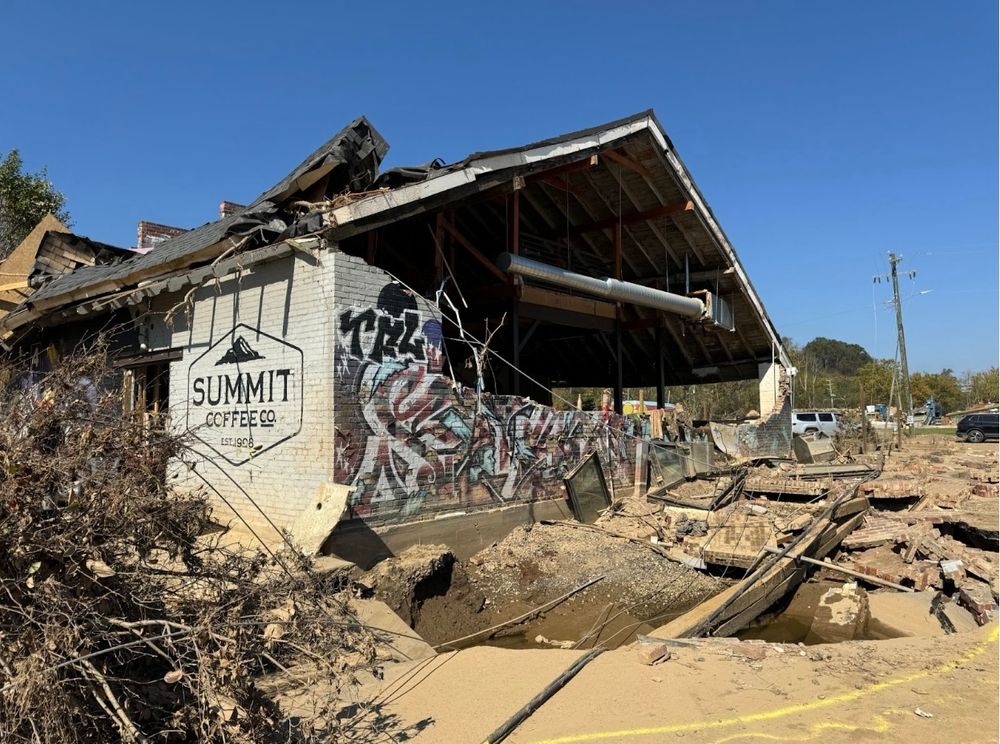 Much of the River Arts District looks shattered, but many buildings can be salvaged, property owners, engineer say • Asheville Watchdog