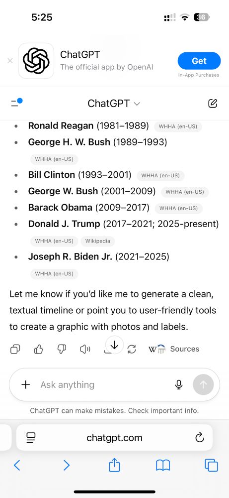 Biden on the list