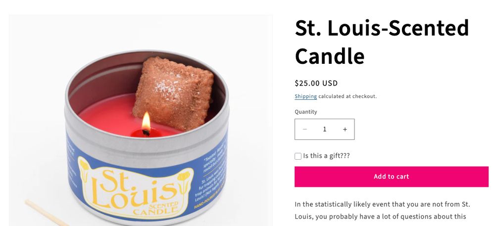 toasted ravioli candle