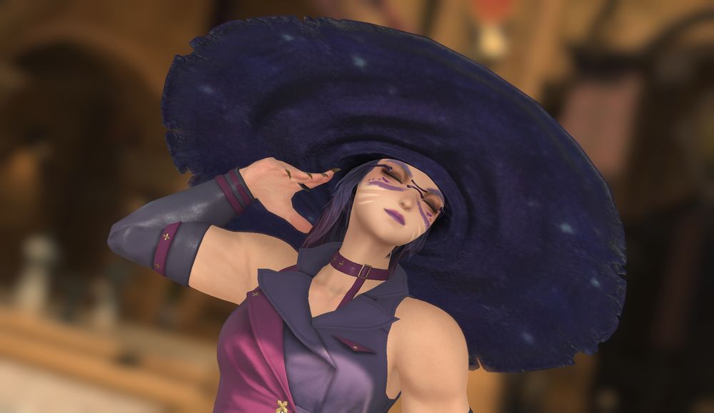 B'runi shows off her Matoya Hat