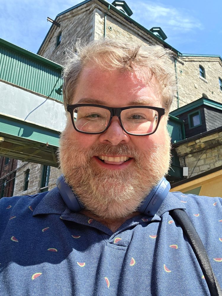 Outdoor selfie, feeling refreshed