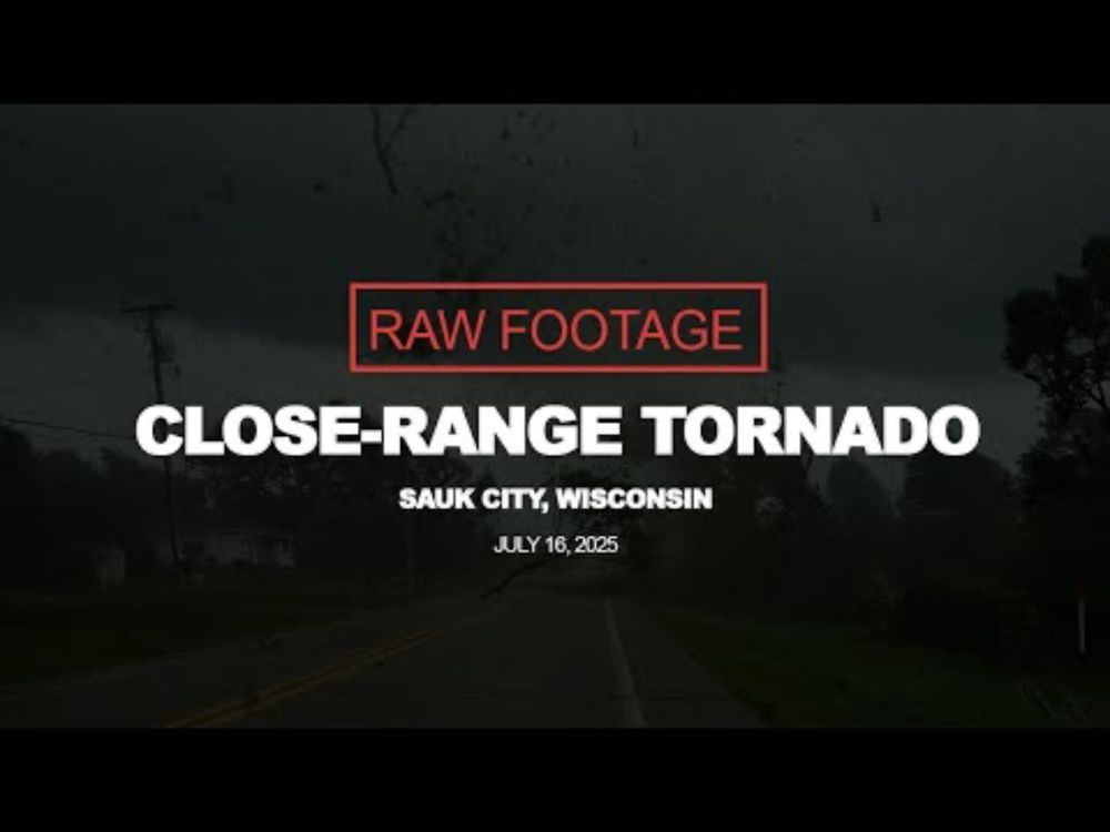 CHEESE STATE TORNADO | Close-Range Intercept of a Tornado Near Sauk City, Wisconsin | July 16, 2025