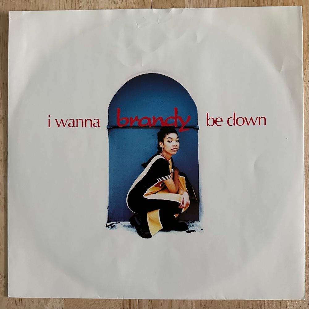 A photo of the front cover of the ‘I Wanna Be Down’ single by Brandy from 1994