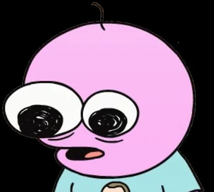 Sad Pim, making the same bugeyed expression