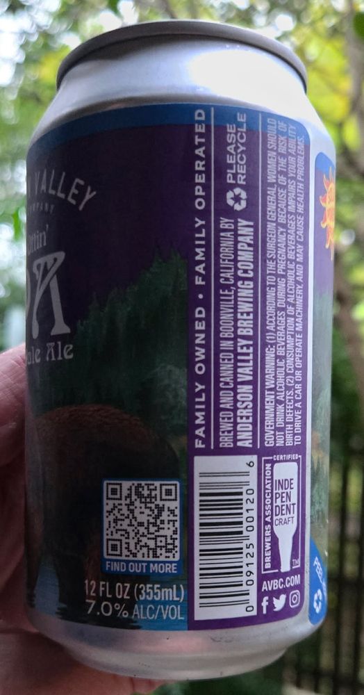 Photo of the back of the can.