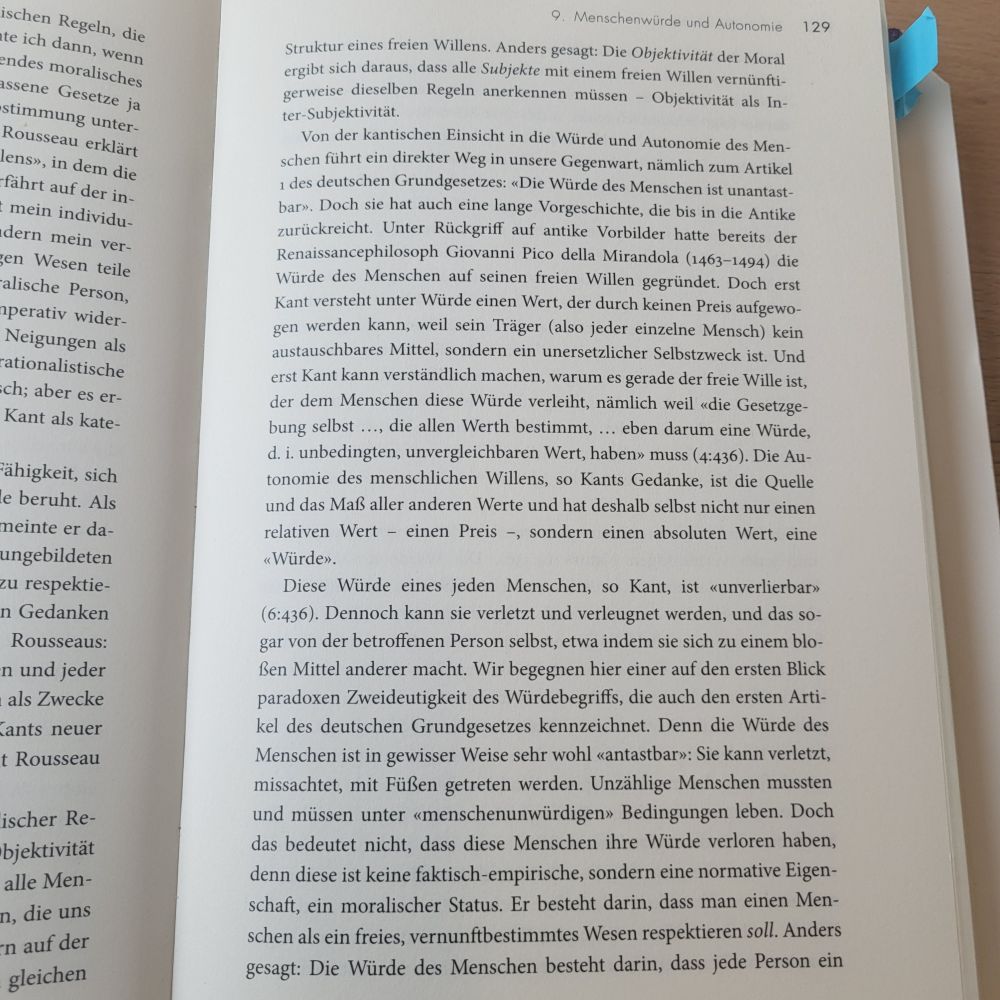 Seite 131 des Buches "Kant. Die Revolution des Denkens" von Marcus Willaschek. 