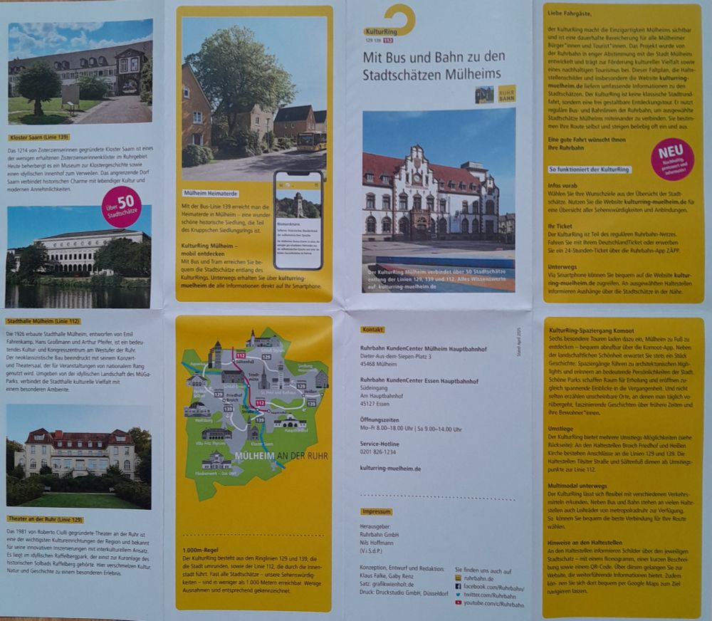 Faltblatt Kulturring Vorderseite