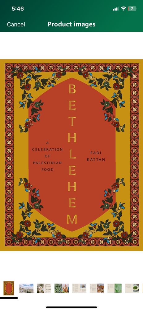 a celebration of Palestinian food cookbook