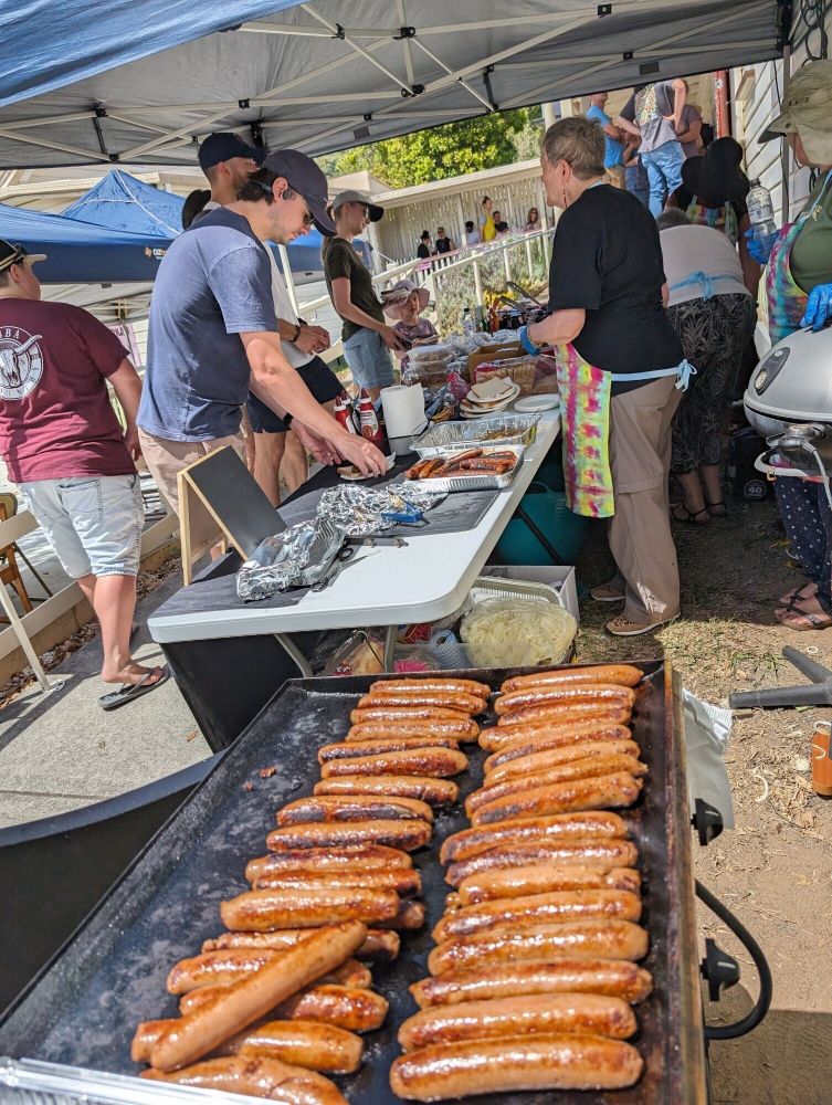 Sizzling democracy sausages 