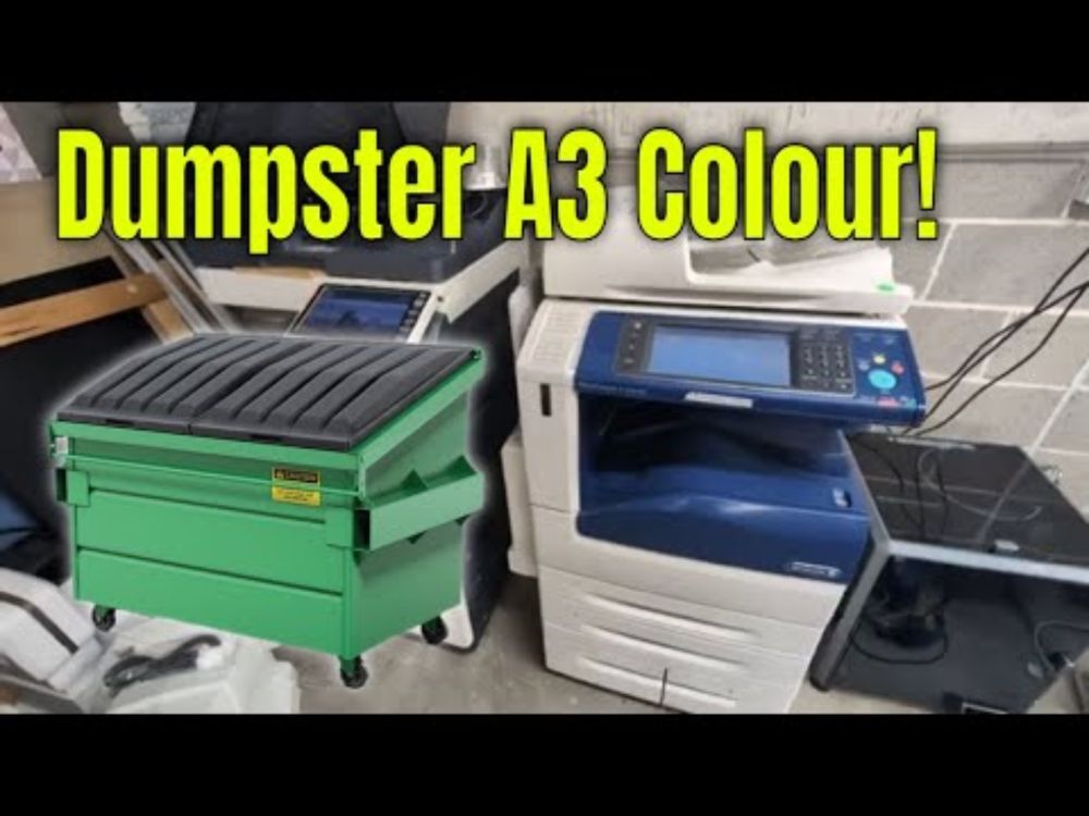 EEVblog 1689 - ANOTHER Dumpster Diving A3 Colour Photocopier!