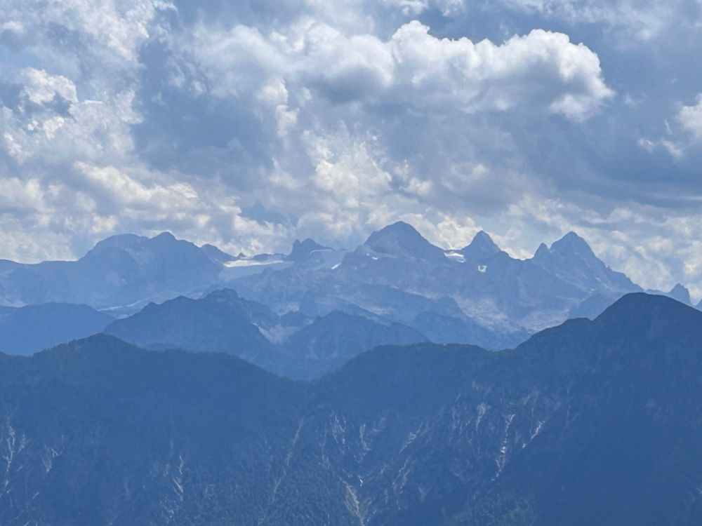 Dachstein Glacier, view from the hike to the summit of „Katrin“