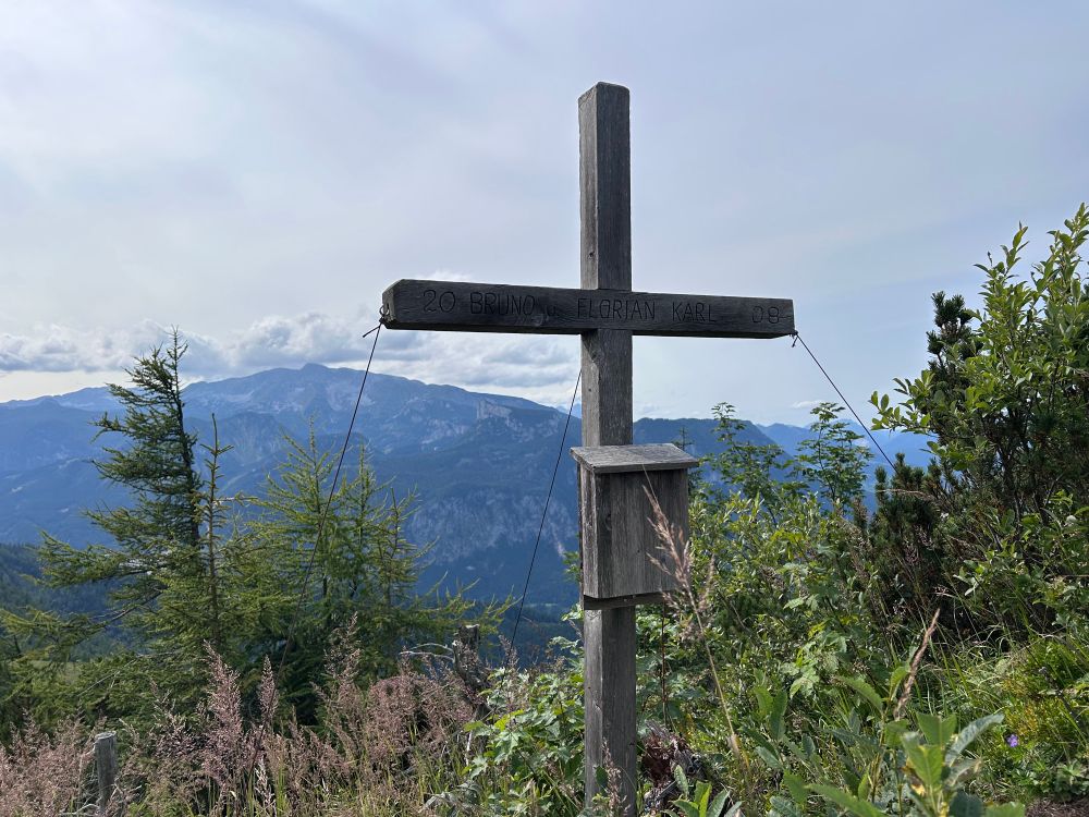 Cross at the summit of Karleck, 1582m