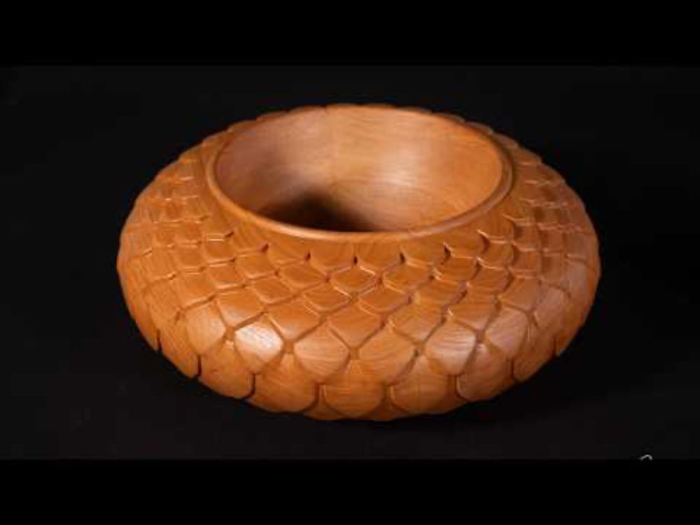 The Dragon Scale Bowl     -        CNC Woodworking
