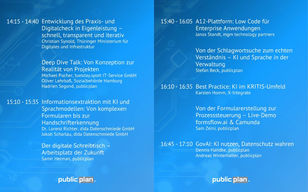 Programm Anwendertag 2