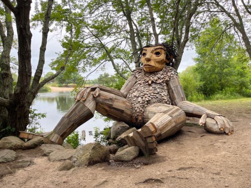 The Troll Statues of Ninigret Park