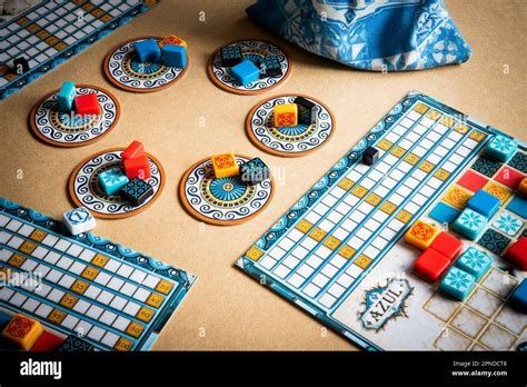 The board game Azul.