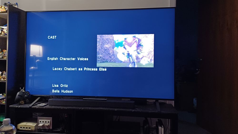 The end credits of sonic 06