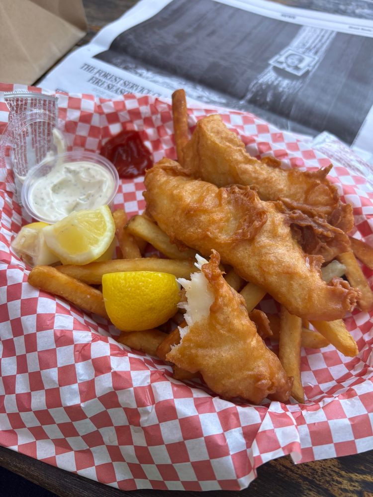Fish and chips basket
