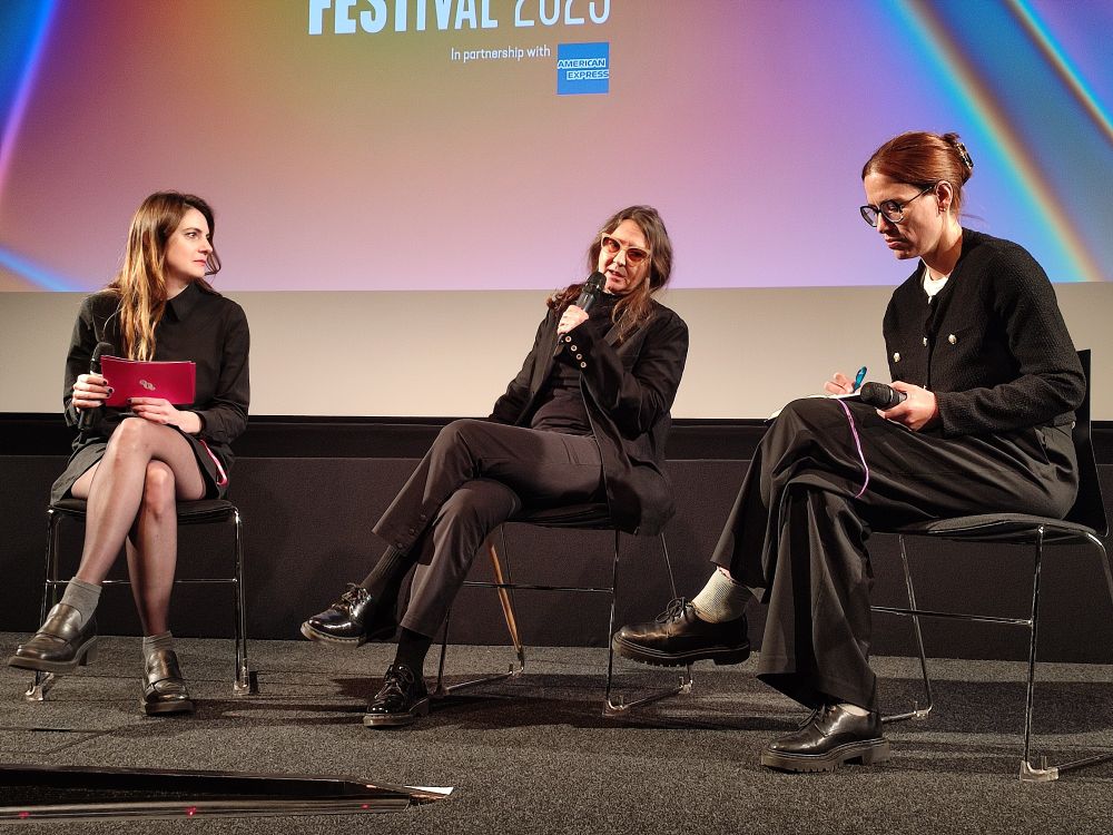 Director Lucrecia Martel on stage at NFT1 at BFI Southbank.