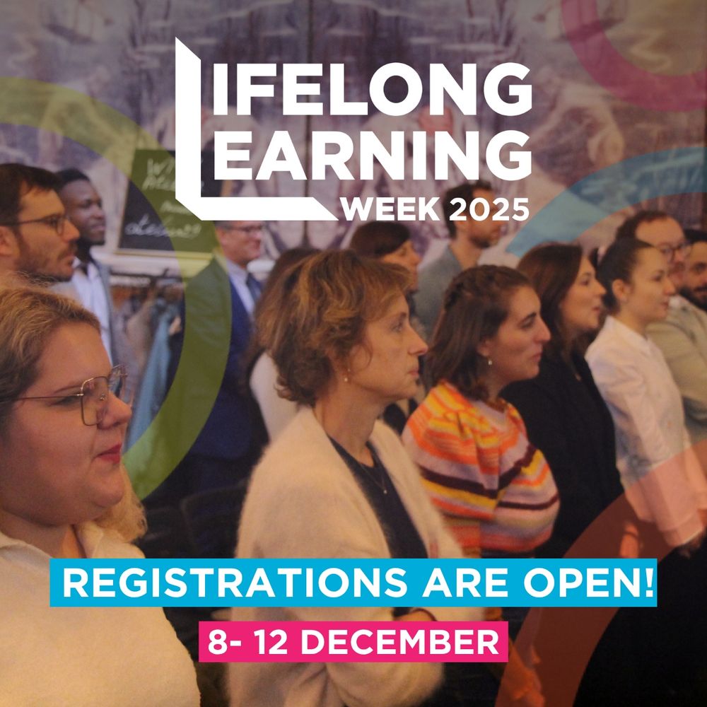 Banner showing participants at the LLLWeek with the LLLWeek 2025 logo and the caption Registrations are open! 8-12 December 