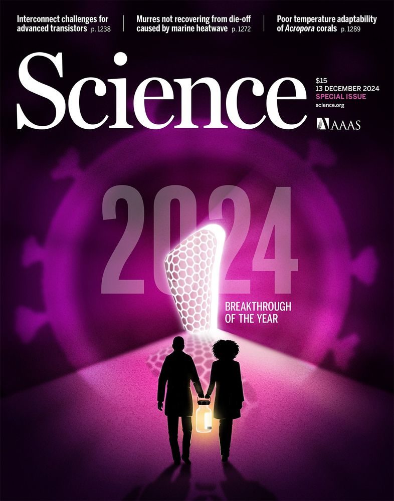 Science’s 2024 Breakthrough of the Year is lenacapavir, an injectable drug that demonstrated remarkable success at preventing HIV infection with one shot every 6 months. The drug attaches to the lattice-like capsid proteins that shield the virus’s genetic material—a mechanism that could inspire other antivirals. Lenacapavir could help end the HIV/AIDS epidemic, but that will hinge on access for those who need it most. 