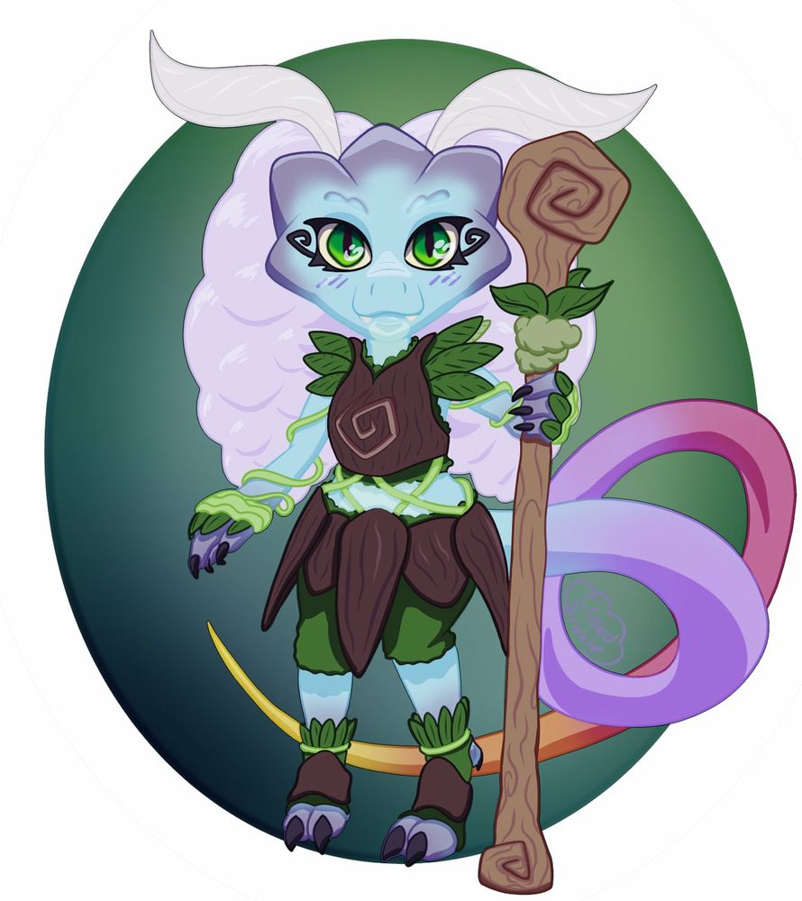 A wingless version of the same fairy dragon.