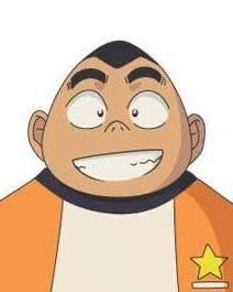 小嶋元太　CV：高木渉

主人公・江戸川コナンの同級生であり、少年探偵団のメンバー。
体重は40kg。肥満気味の体型で、頭はおにぎりのような形をしており、左側頭部に10円ハゲがある

探偵団の団長を自称しているが、実質的なリーダーはコナンに取って代わられている。初期の頃は典型的なガキ大将だったが、次第に乱暴な一面は鳴りを潜めていき、ギャグ要素の多いムードメーカー的な存在になっていった。その体格から腕力は強めで、クラスでもガキ大将的に君臨するも、活動的な割に運動能力は意外と鈍く、肥満体型もあって少し走っただけでも息を切らせたりする様子などが多く見られる。直情的かつ短気な性格で、思っていることがすぐに顔に出てしまうタイプ。