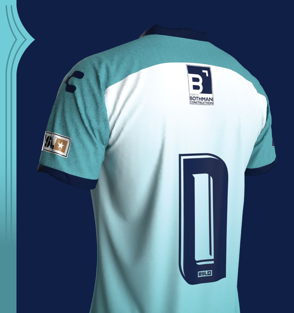 A back view of the soccer kit