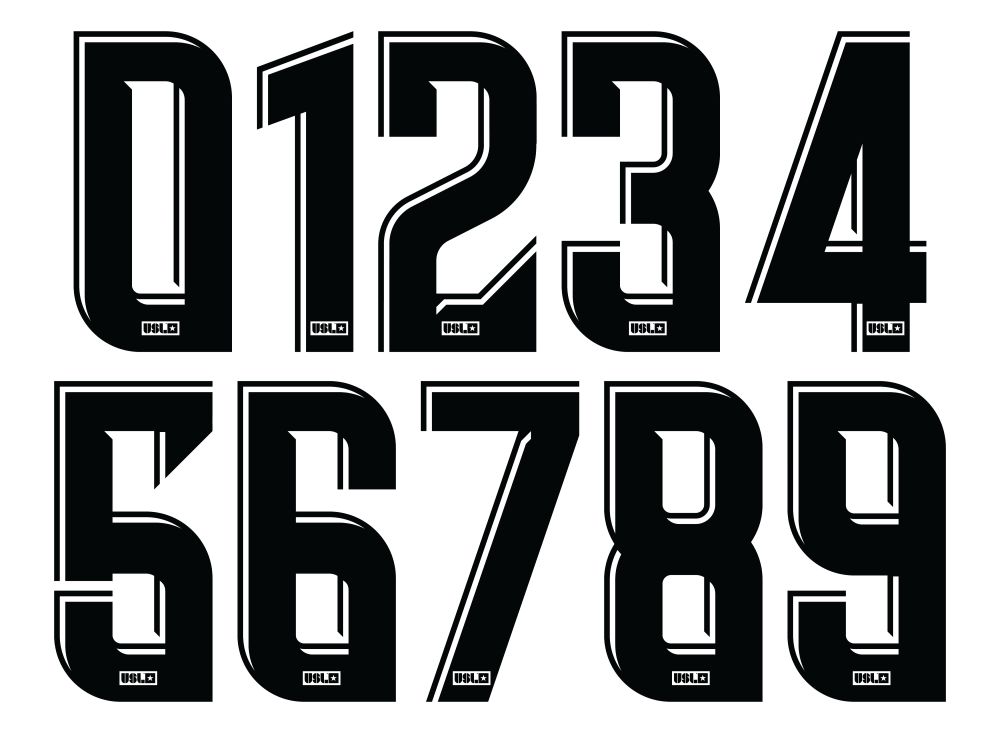 USL Championship jersey number font for 2025