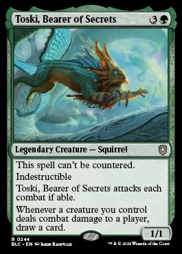 card art for Toski Bearer of Secrets