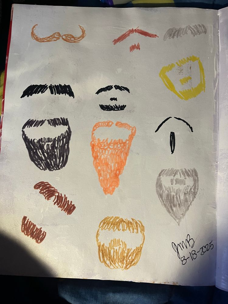 Beards. I loved beards in men! Hehe! 