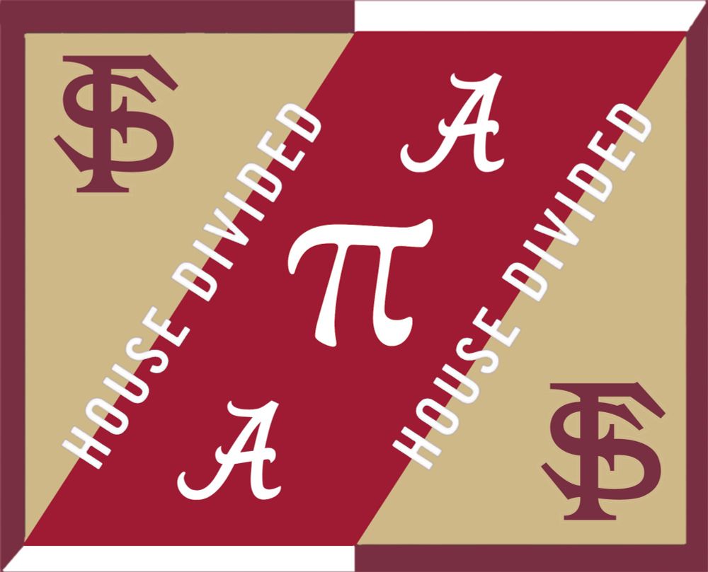 it's what's described in the skeet. there's a pi letter in the middle, like in the real polyamory pride flag.