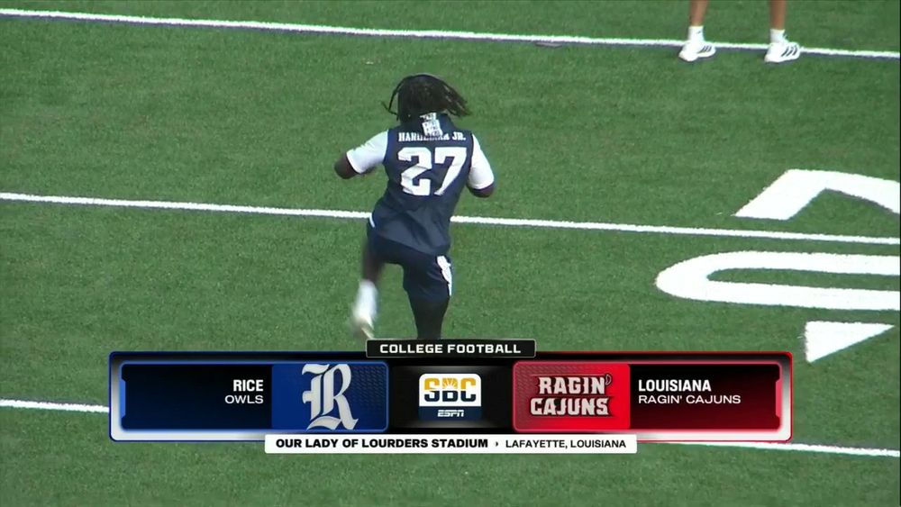 RICE VS LOUISIANA OUR LADY OF LOURDERS STADIUM LAFAYETTE LOUISIANA
