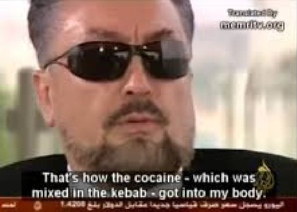 "That's how the cocaine - which was mixed in the kebab - got into my body."