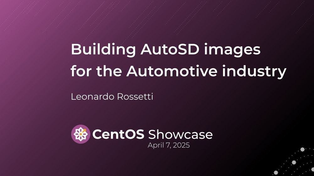 Building AutoSD images for the Automotive industry
