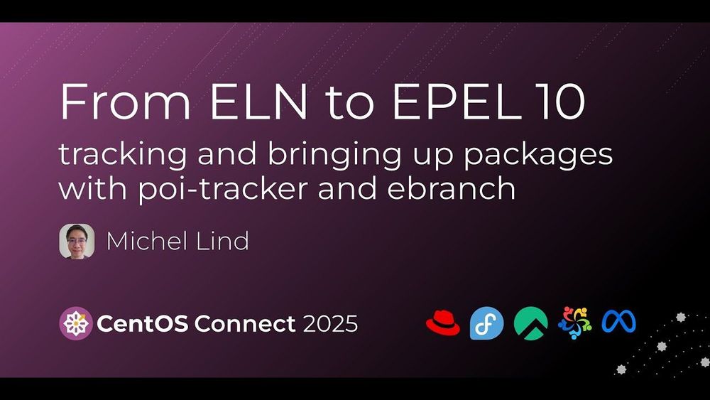 From ELN to EPEL 10: tracking and bringing up packages with poi-tracker and ebranch
