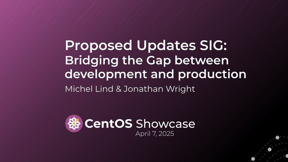 Proposed Updates SIG: Bridging the Gap between development and production