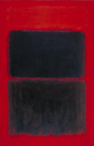 Light Red Over Black