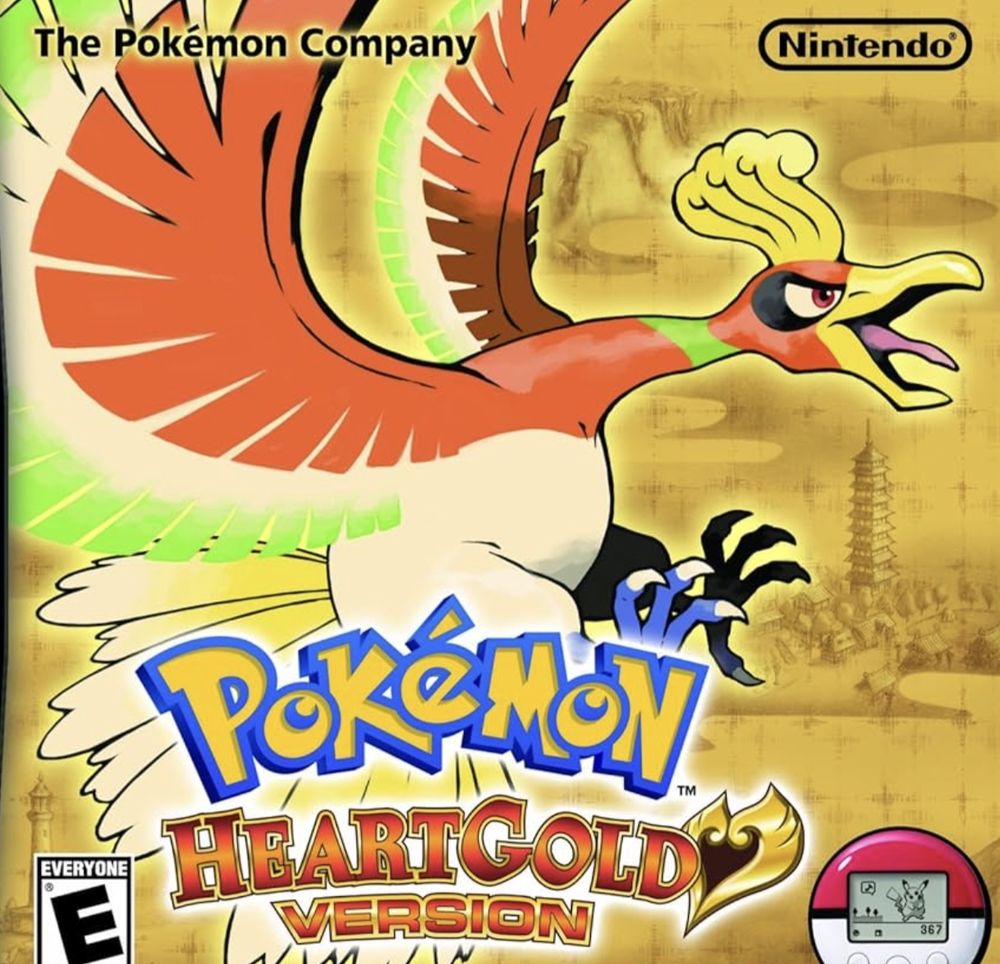 Picture of a game cover with a golden bird