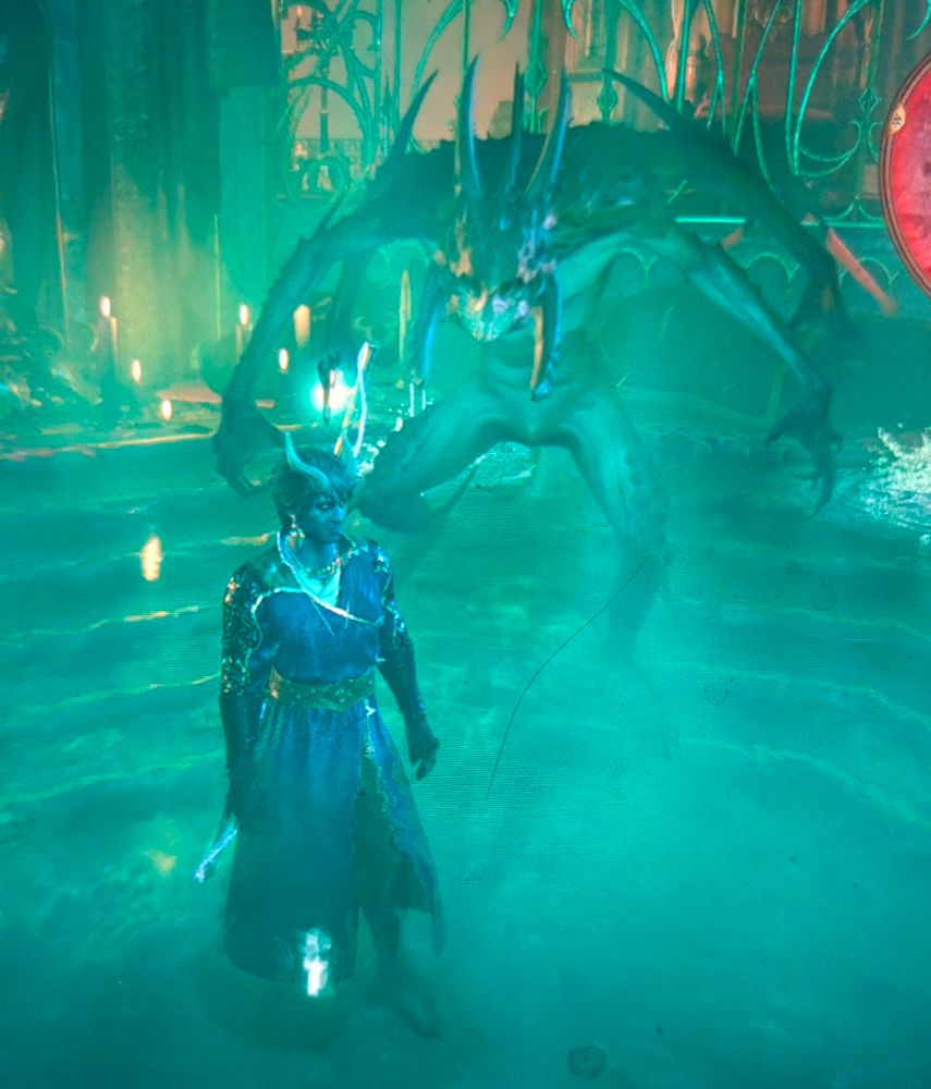 Devil!tash giving Slayer Achaia a much needed bath in the House of Hope