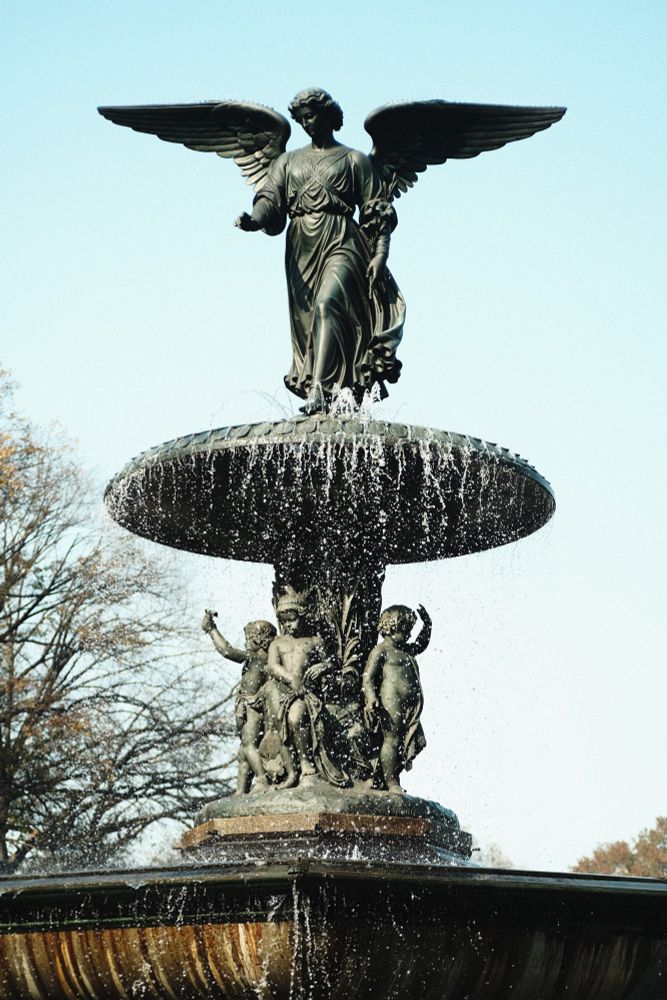 Bethesda Fountain in Central Park, New York City